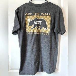 Vans T-Shirt, Size Medium, Gray